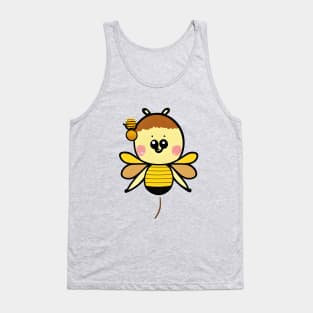 Cute, Funny, Kawaii Honey Bee Tank Top